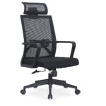 Office Chair Ergonomic Desk Chair Mesh Computer Chair with Lumbar Support Armrest Adjustable High Back With Head Rest Manager Chair for Men Adults, Women Adults, Black
