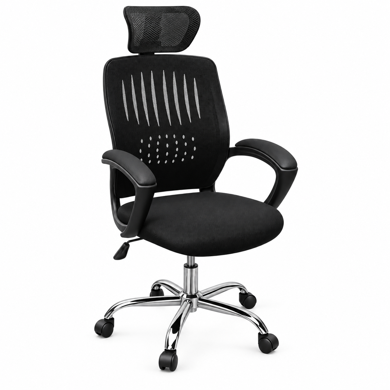 ChatGPT Image Sep 26, 2026, 04_50_44 PM-1 C1-01 – Yaso Flex – High-Back Mesh Office Chair with Adjustable Headrest - Image 1