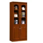 Book Shelf Wooden Bookcase File Rack Storage for Home, Office, School, Library, Study Room, Living Room