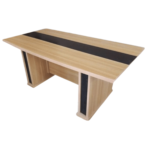 Wooden meeting table