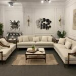 1-1 صالون نيو كلاسيك مودرن كريمي