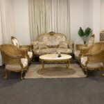 2-3 صالون كلاسيك ملكي مدهب