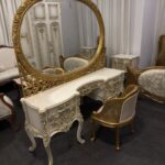 2-21 غرفة نوم كلاسيك ملكي مدهبة