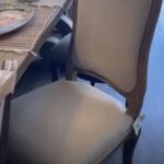 4-5فوتيه سفرة كلاسيك خشب طبيعي بتنجيد قماش