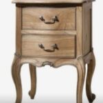 4-11  كومودينو كلاسيك خشب بدرجين بتصميم فرنسي أنيق