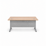 D3-160 – Metal Frame Office Desk 160 cm – Wooden Top & Steel Chassis