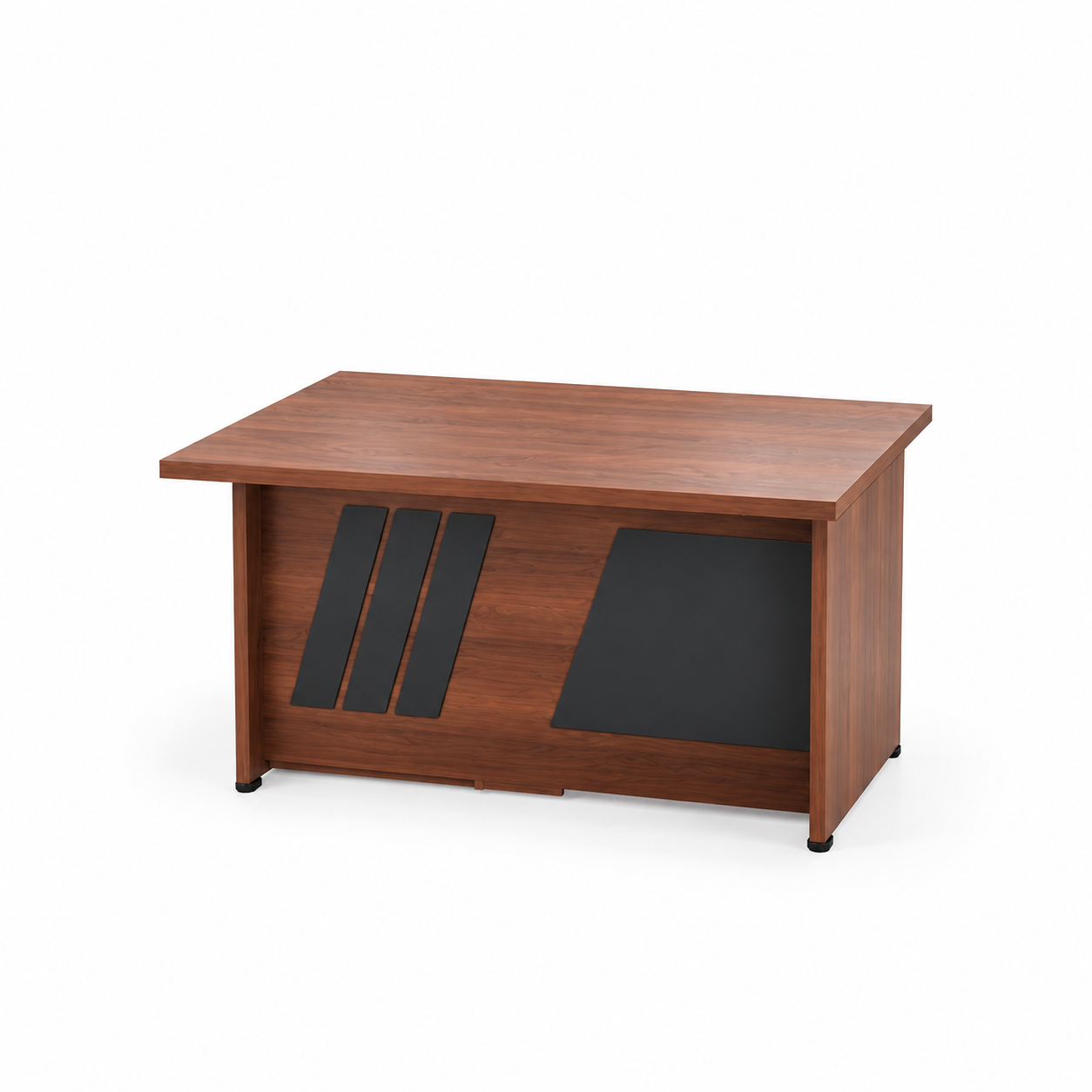 ChatGPT Image Sep 28, 2026, 11_54_17 AM A120-D2 – Melamine Office Desk 120 cm with 2 Drawers & Side Cabinet – Premium Wooden Finish - Image 1